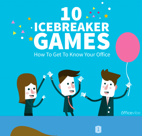 10 Icebreaker Office Games Infographic