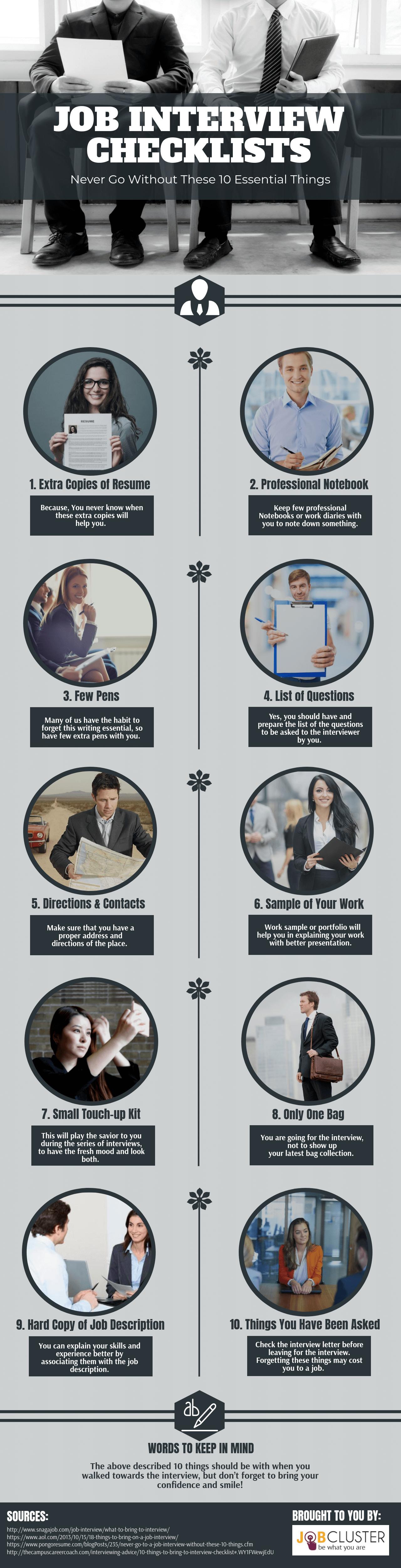 Job Interview Checklist Infographic