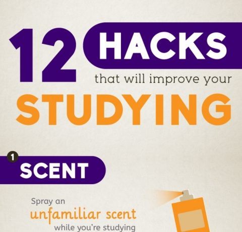 12 Hacks That Will Improve Your Studying Infographic