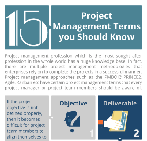 15 Project Management Terms you Should Know Infographic