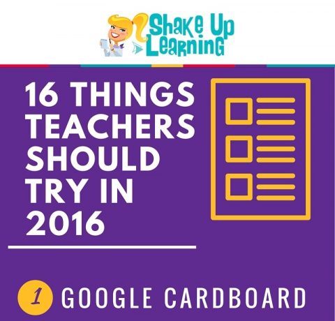 16 Things Teachers Should Try in 2016 Infographic