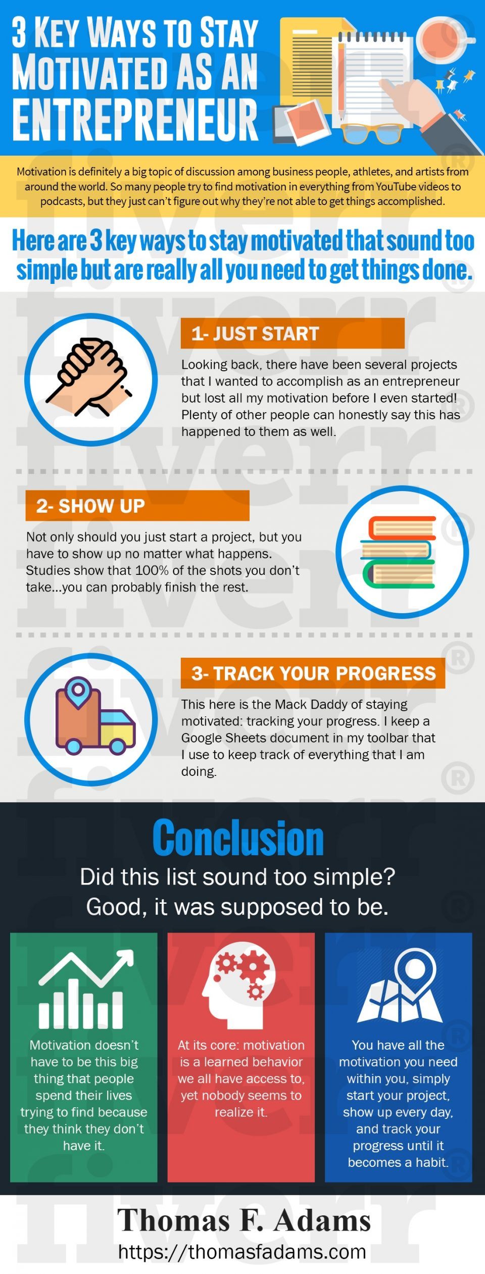 3 Key Ways To Stay Motivated As An Entrepreneur E Learning Infographics