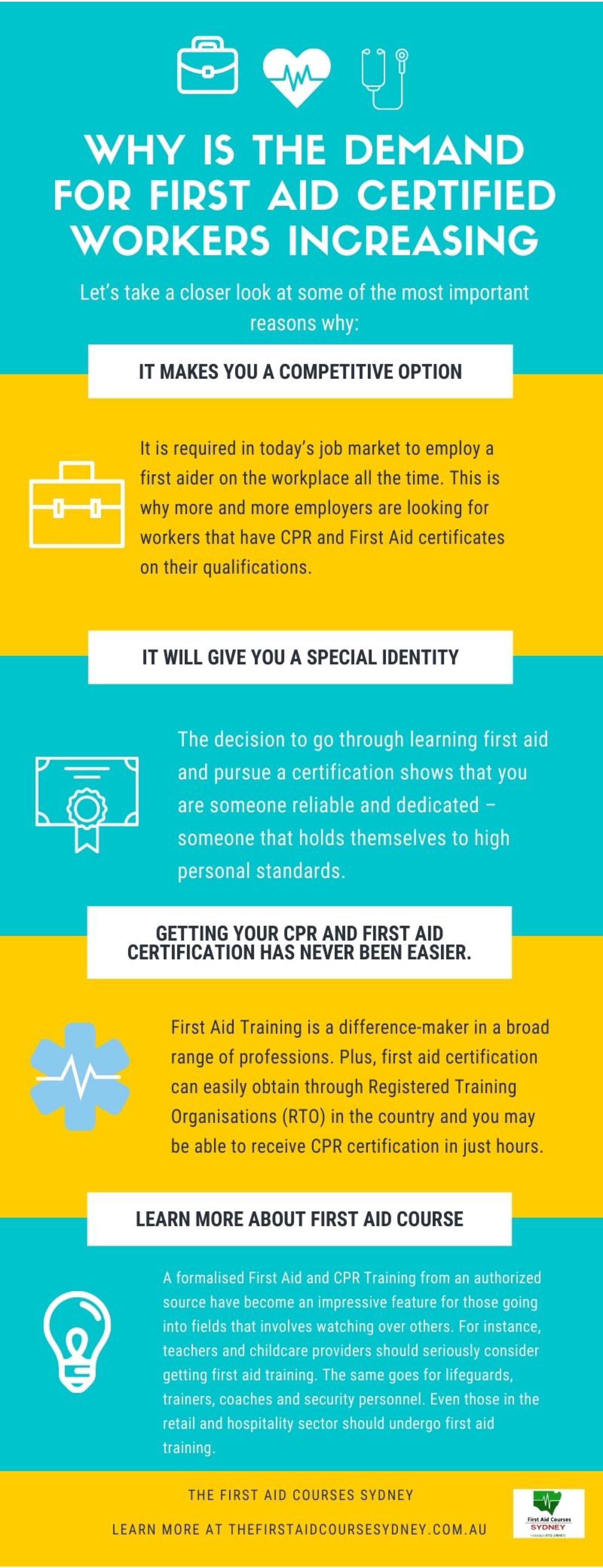 Why Is The Demand For First Aid Certified Workers Increasing