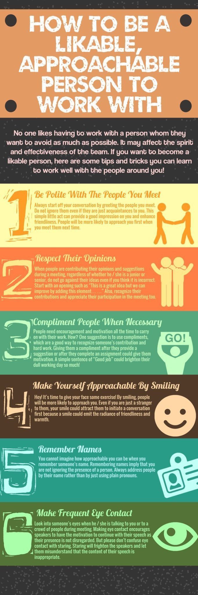 How To Be A Likeable, Approachable Person To Work With
