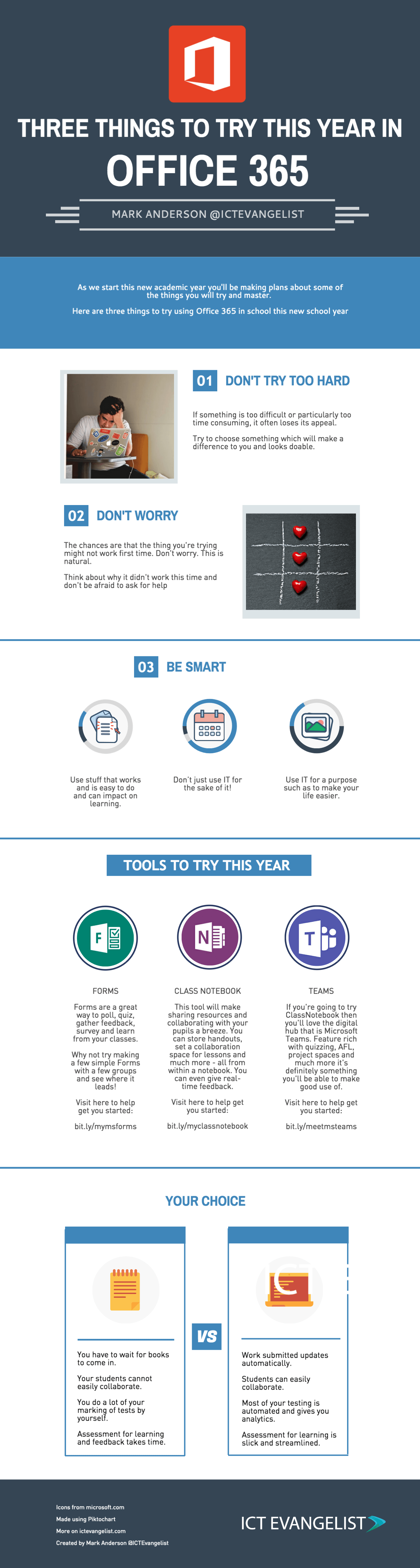 3 Things to Try This School Year in Office 365 Infographic