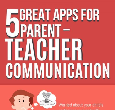 5 Great Apps for Parent-Teacher Communication Infographic