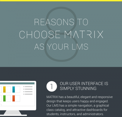 8 Reasons to Choose MATRIX LMS Infographic