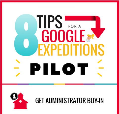 8 Tips for a Google Expeditions Pilot Infographic