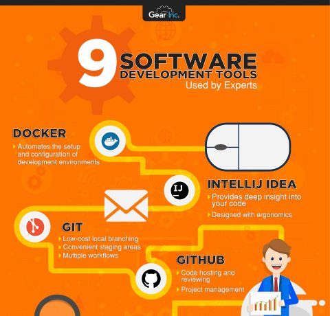 9 Software Development Tools Used by Experts Infographic
