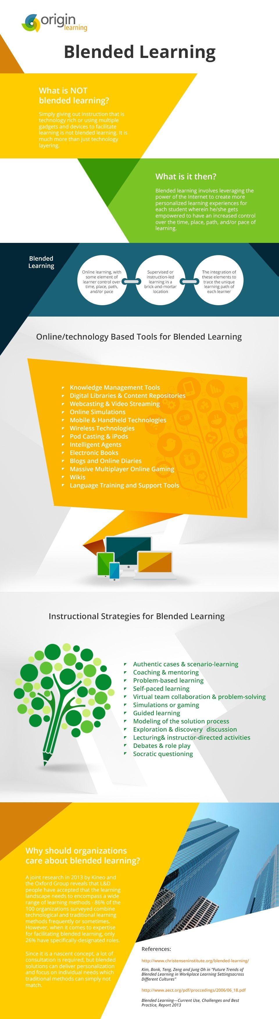 The Mystery of Blended Learning Infographic