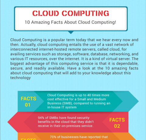 10 Amazing Facts About Cloud Computing Infographic
