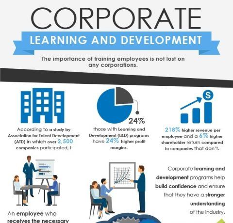 Corporate Learning and Development Infographic