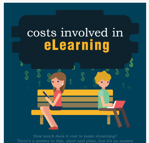 Costs Involved in eLearning Projects Infographic