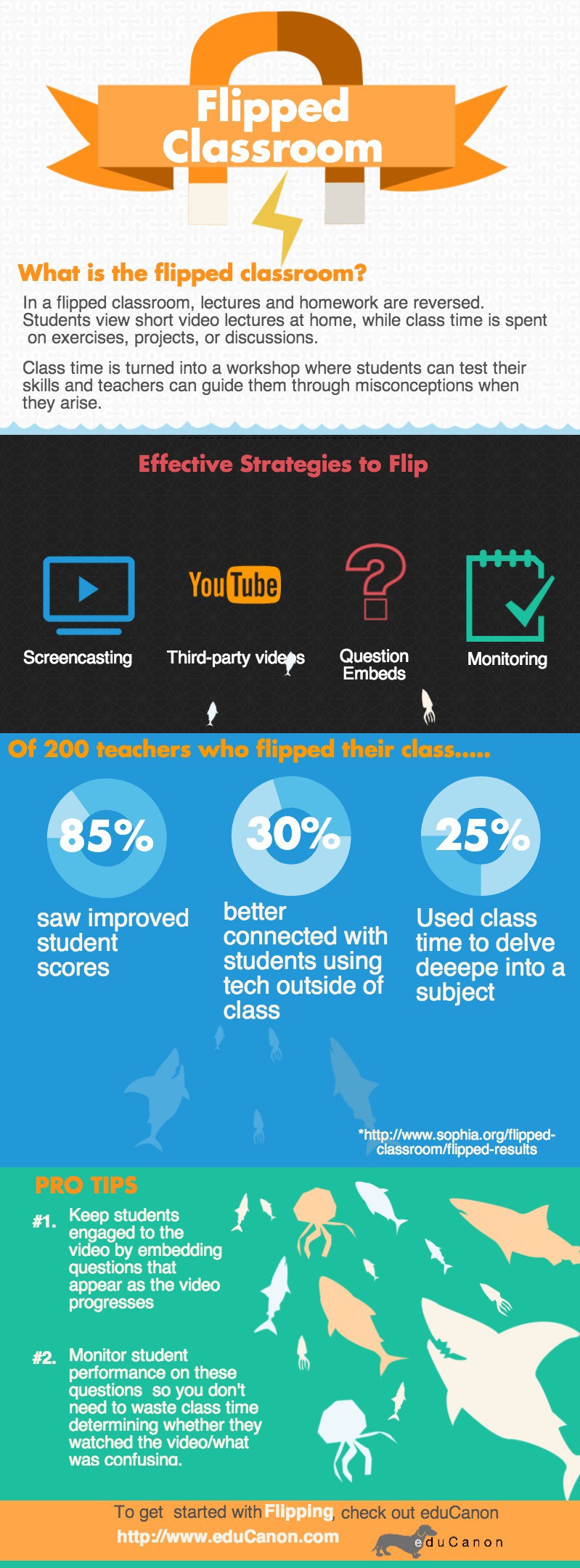 Effective Strategies to Flip the Classroom Infographic