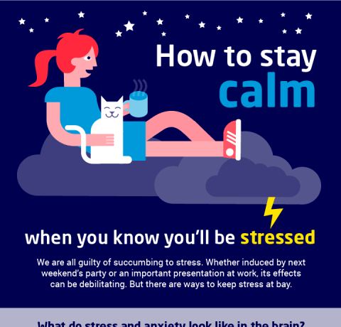 How To Stay Calm When You Know You’ll Be Stressed Infographic