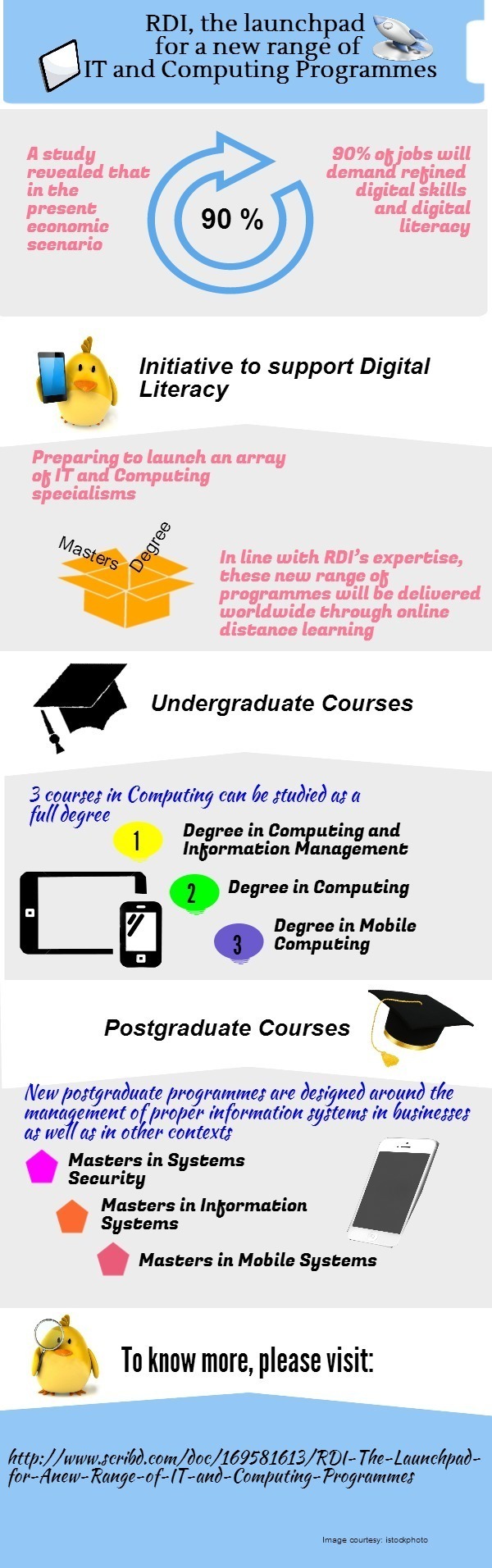 RDI, IT and Computing Programs Distance Education Infographic