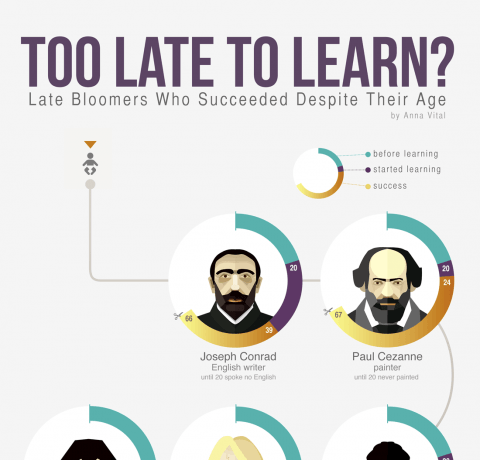 It’s Never Too Late to Learn Infographic