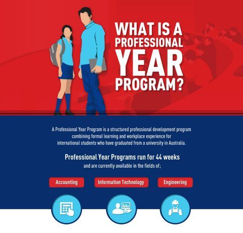Introducing the Professional Year Program Infographic