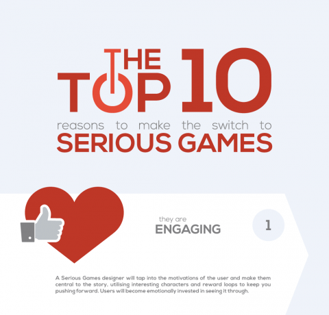 The Top 10 Reasons to Switch to Serious Games Infographic