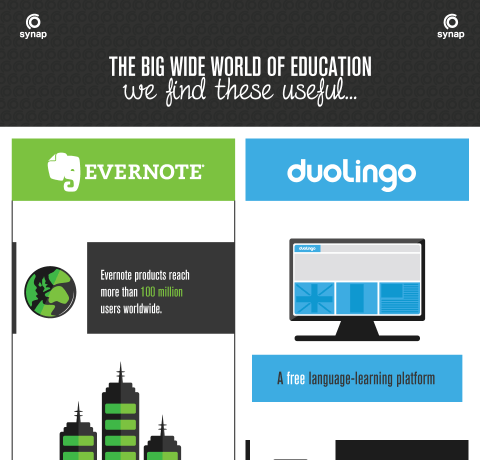 The Big Wide World of Education Infographic