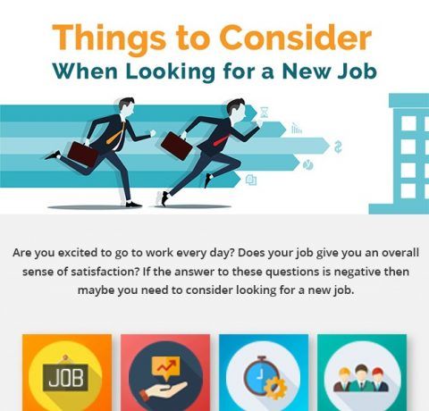 Things That You Should Consider When Looking For A New Job Infographic