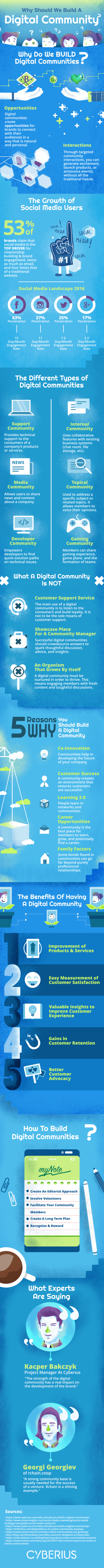 Why Should We Build A Digital Community? Infographic